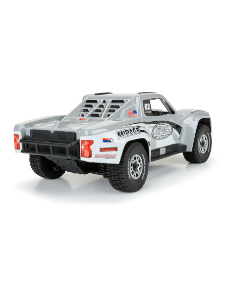 1-16 Pre-Cut 2019 Chevy Trophy Truck Tough-Color Gray Body: GROM