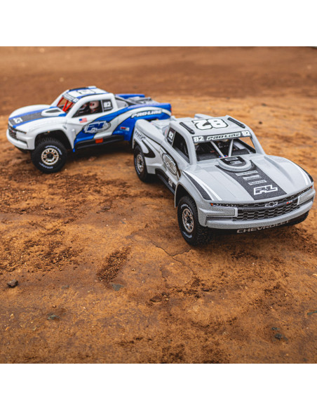 1-16 Pre-Cut 2019 Chevy Trophy Truck Tough-Color Gray Body: GROM