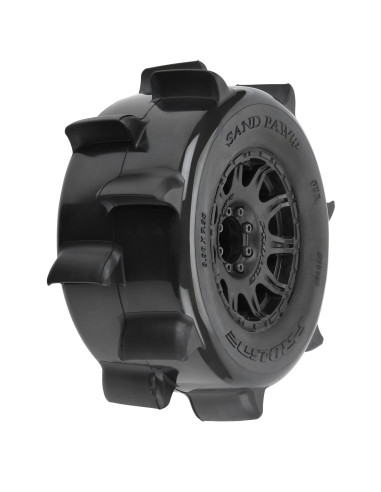 1-8 Sand Paw HP BELTED F-R 3.8" MT Tires...