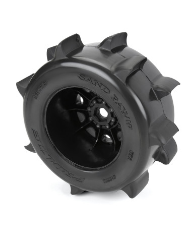 1-8 Sand Paw HP BELTED F-R 3.8" MT Tires...