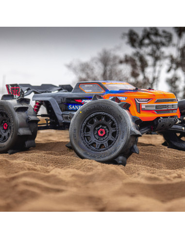 1-8 Sand Paw HP BELTED F-R 3.8" MT Tires...