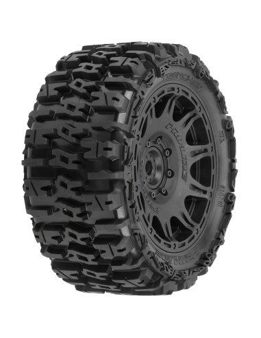 1-6 Trencher F-R 5.7” Tires Mounted 24mm Black...