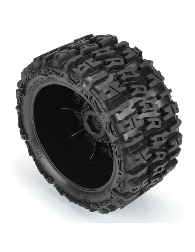 1-6 Trencher F-R 5.7” Tires Mounted 24mm Black...