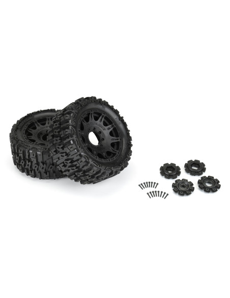 1-6 Trencher F-R 5.7” Tires Mounted 24mm Black Raid 8x48 Hex (2)