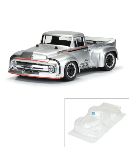 1-10 1956 Ford F-100 Pro-Touring Street Truck Clear Body