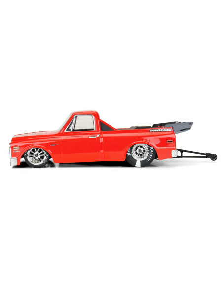 1-10 1972 Chevy C-10 Clear Body: Drag Car