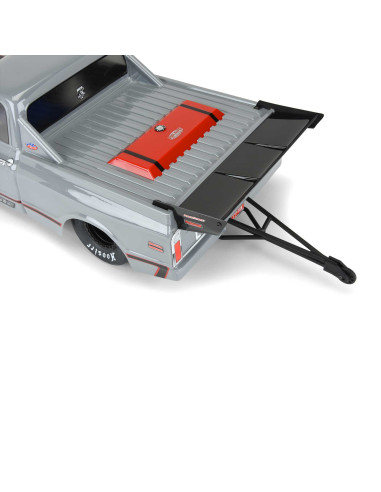 1-10 1972 Chevy C-10 Clear Body: Drag Car