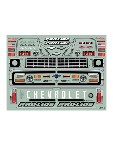 1-10 1972 Chevy C-10 Clear Body: Drag Car