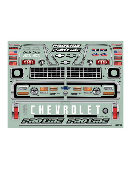 1-10 1972 Chevy C-10 Clear Body: Drag Car