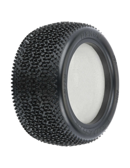 1-10 Hexon Z4 Rear 2.2" Carpet Buggy Tires (2)