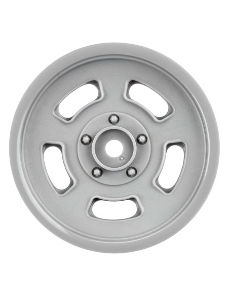 1-10 Slot Mag Drag Spec Front 2.2" 12mm Drag Wheels (2) Gray