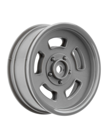 1-10 Slot Mag Drag Spec Front 2.2" 12mm Drag Wheels (2) Gray