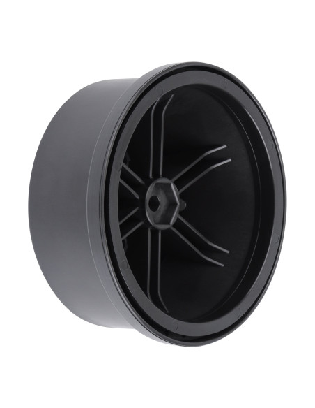 1-10 Split Six Front 2.2"-3.0" 12mm Short Course Wheels (2) Red-Blk