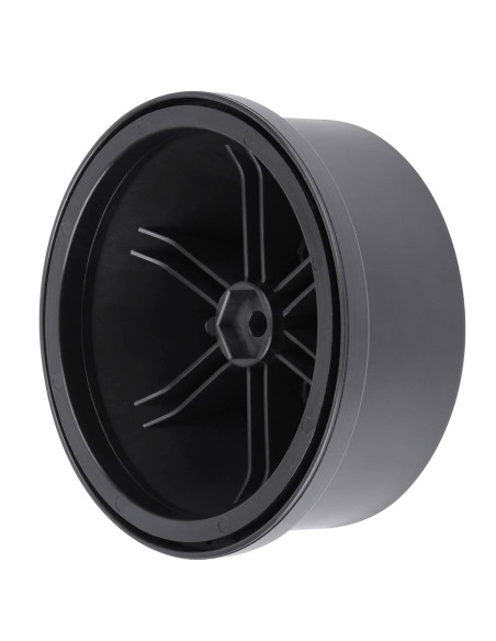 1-10 Split Six Rear 2.2"-3.0" 12mm Short Course Wheels (2) Red-Black