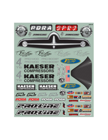 1-10 Super J Pro-Mod Clear Body: Drag Car