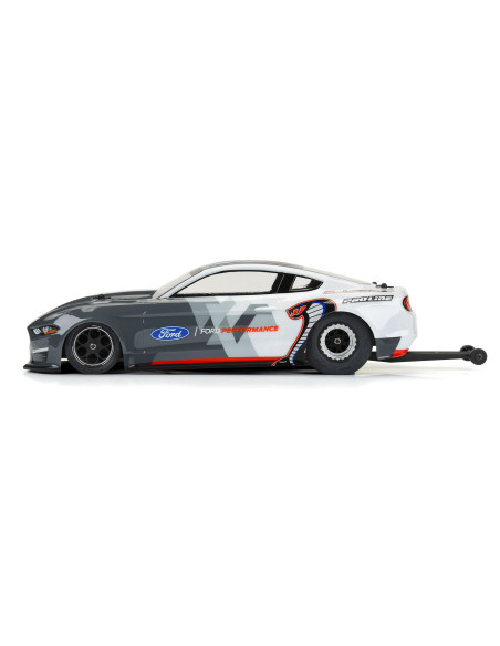1-16 2021 Ford Mustang Cobra Jet Clear Body: Losi Mini Drag Car