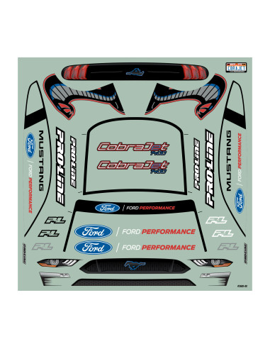 1-16 2021 Ford Mustang Cobra Jet Clear Body:...