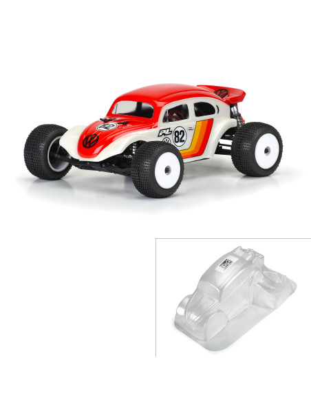 1-18 Volkswagen Baja Bug Clear Body: Mini-T 2.0