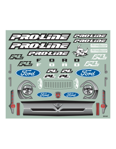 1-5 Pre-Cut 1956 Ford F-100 Clear Body: Kraton 8S