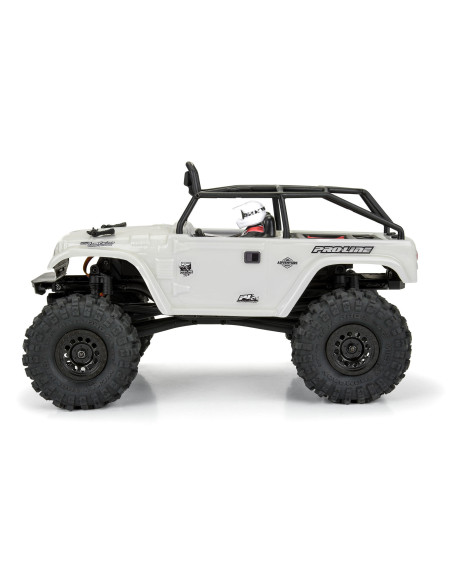 1-24 1979 Toyota Land Cruiser FJ40 Clear Body with Trail Cage: SCX24