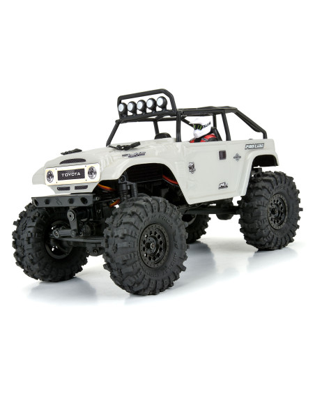 1-24 1979 Toyota Land Cruiser FJ40 Clear Body with Trail Cage: SCX24
