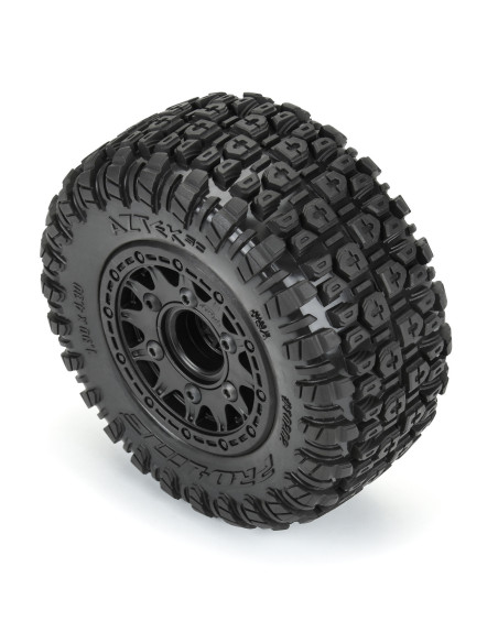 1-10 Aztek M2 F-R 2.2"-3.0" SC MTD 12mm & 14mm Black Raid Wheels (2)