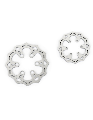1-4 Euro Style Steel F-R Brake Rotor Set:...
