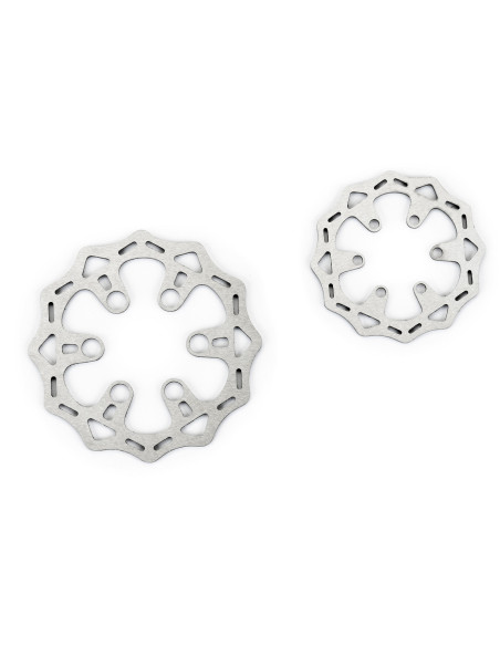 1-4 Euro Style Steel F-R Brake Rotor Set: Promoto-MX-SM