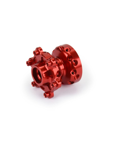1-4 Pro-Spec Aluminum Front Hub Red: Promoto-SM