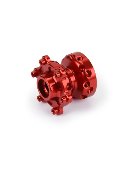 1-4 Pro-Spec Aluminum Front Hub Red: Promoto-SM