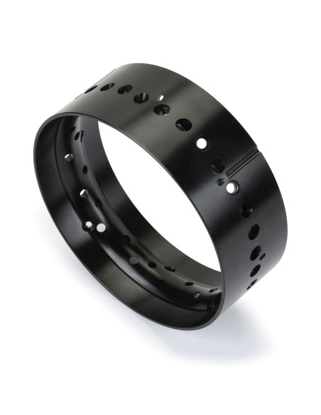 1-4 Pro-Spec Aluminum Rear Rim Black: Promoto-SM