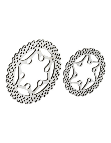 1-4 YZ Style Steel F-R Brake Rotor Set:...