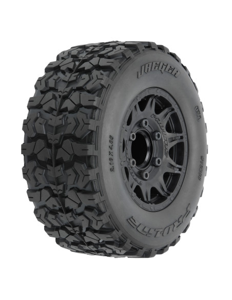 1-10 Jaeger HP BELTED F-R 2.8" MT Tires MTD 12mm-14mm Black Raid (2)
