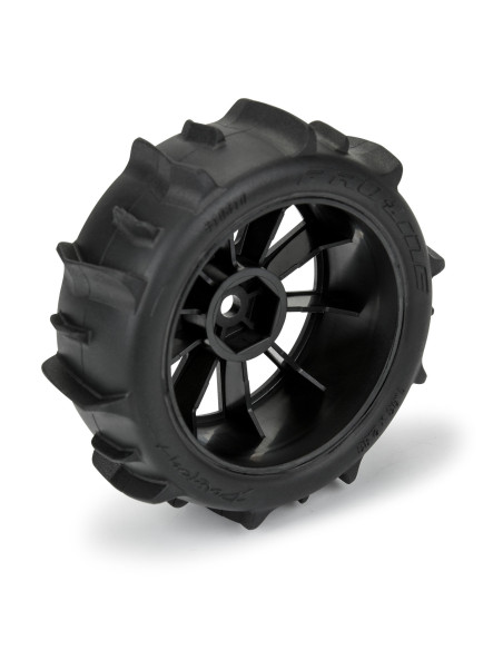 1/14 Dumont F/R Tires MTD 12mm Black Mach-10 (4): Typhon GROM