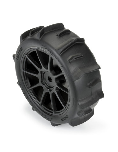 1/14 Dumont F/R Tires MTD 12mm Black Mach-10...