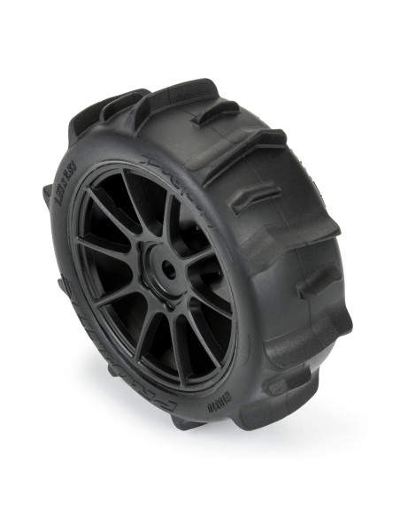 1/14 Dumont F/R Tires MTD 12mm Black Mach-10 (4): Typhon GROM