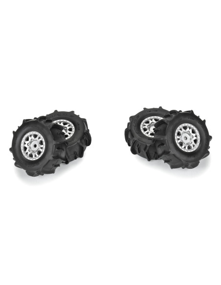 1-16 Dumont F-R Tires MTD 12mm Black Impulse (4): Mojave GROM