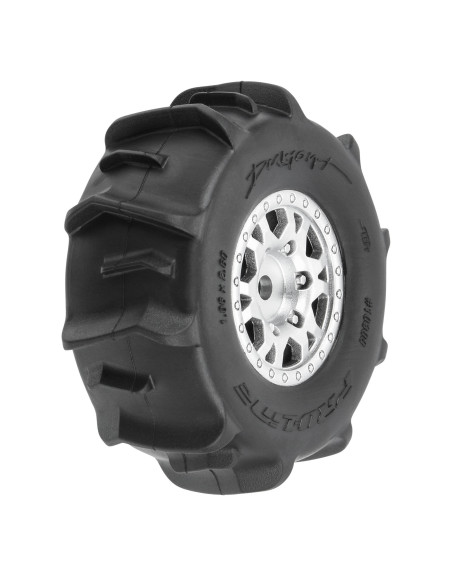 1-16 Dumont F-R Tires MTD 12mm Black Impulse (4): Mojave GROM