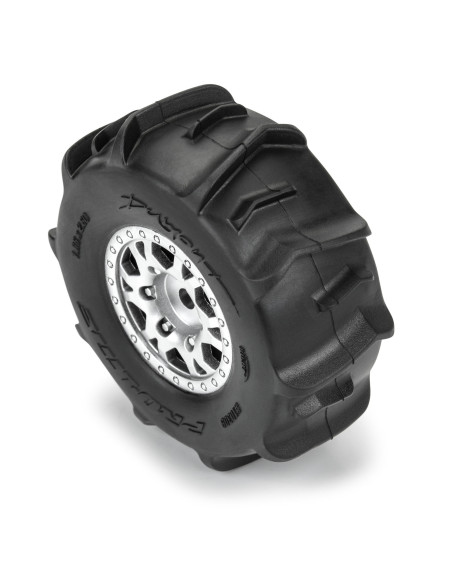 1-16 Dumont F-R Tires MTD 12mm Black Impulse (4): Mojave GROM