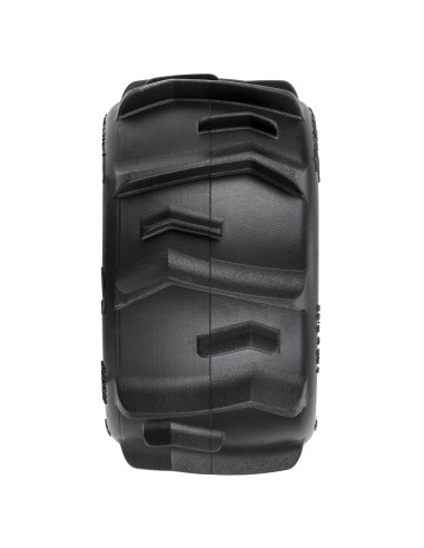 1-18 Dumont F-R Tires MTD 12mm Black Raid (4):...