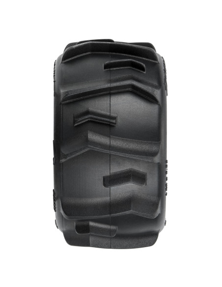 1-18 Dumont F-R Tires MTD 12mm Black Raid (4): Granite GROM