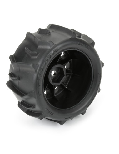 1-18 Dumont F-R Tires MTD 12mm Black Raid (4):...