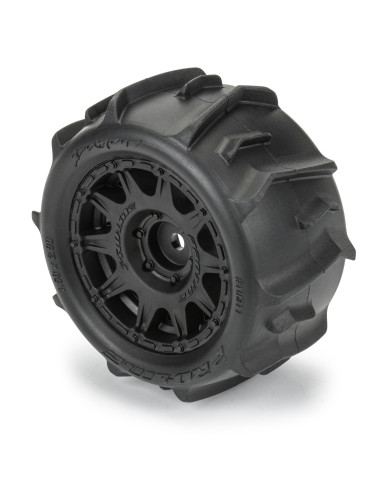 1-18 Dumont F-R Tires MTD 12mm Black Raid (4):...