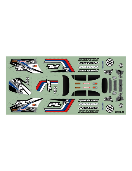 1-28 VW Baja Bug Clear Body: Micro-T