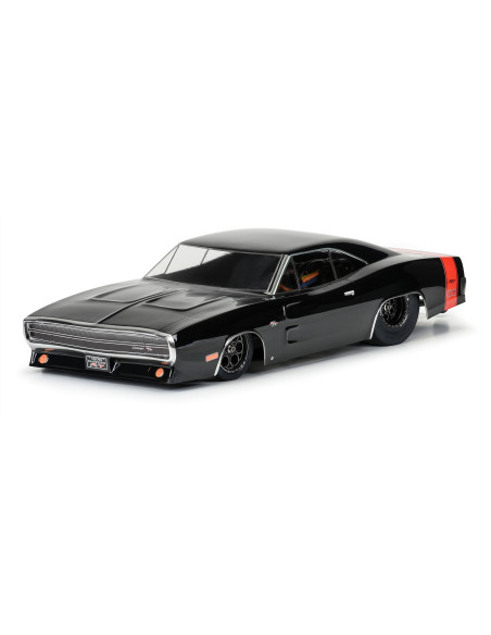 1-10 1970 Dodge Charger Clear Body: Drag Car