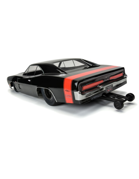1-10 1970 Dodge Charger Clear Body: Drag Car