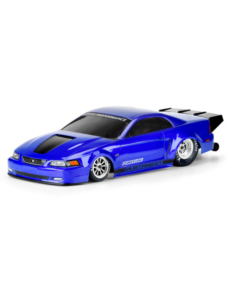 1-10 1999 Ford Mustang Clear Body: Drag Car