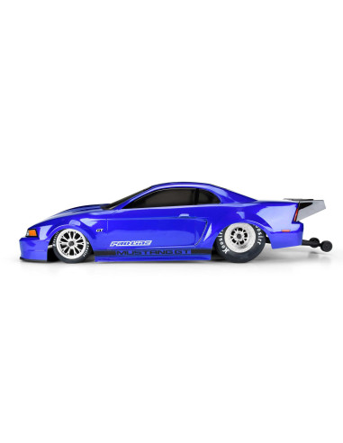 1-10 1999 Ford Mustang Clear Body: Drag Car