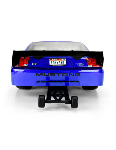 1-10 1999 Ford Mustang Clear Body: Drag Car