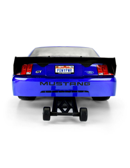 1-10 1999 Ford Mustang Clear Body: Drag Car